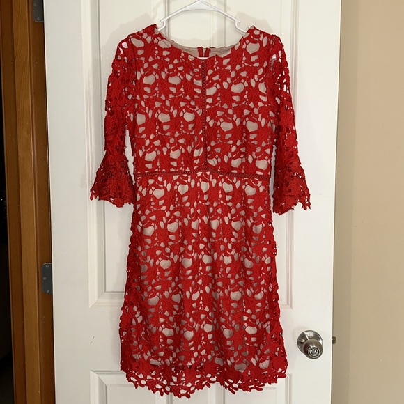 Red Lace Dress - Picture 1 of 6